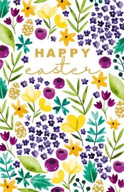 Pretty Florals Easter Card Pack (6)