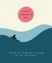 Thanks for Being There Father's Day Card