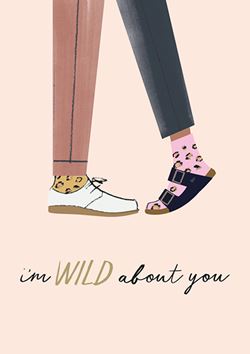 I'm Wild About You Valentine's Day Card