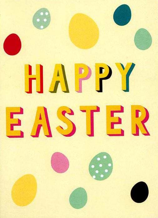Colourful Eggs Easter Card Pack (5)