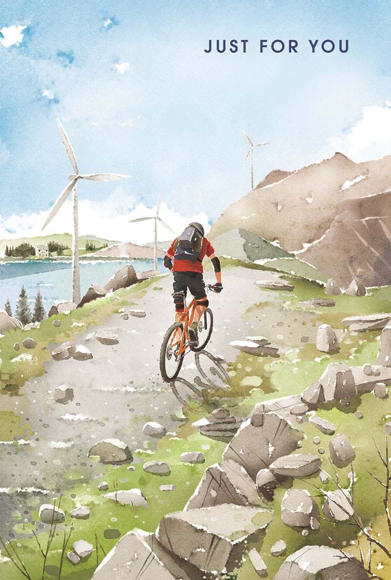 Cycling Birthday Card