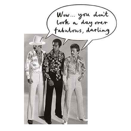 A Day Over Fabulous Birthday Card