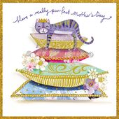 Pillow Pile Mother's Day Card