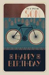 Bicycle Son Birthday Card