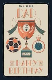Top Dad Birthday Card