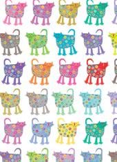 Colourful Cats Wrapping Paper