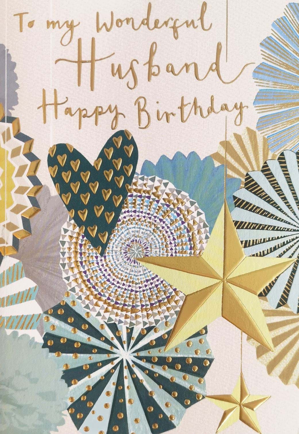 Wonderful Husband Birthday Card