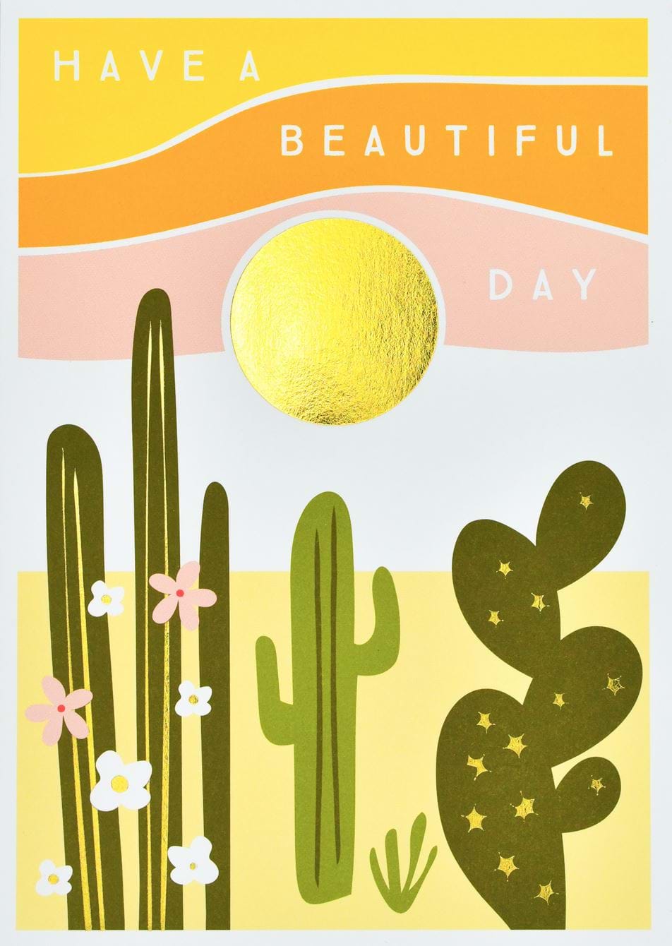 Sunshine Cacti Birthday Card