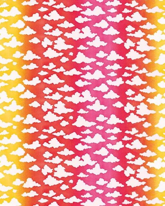 Cloudy Sky at Sunset Wrapping Paper