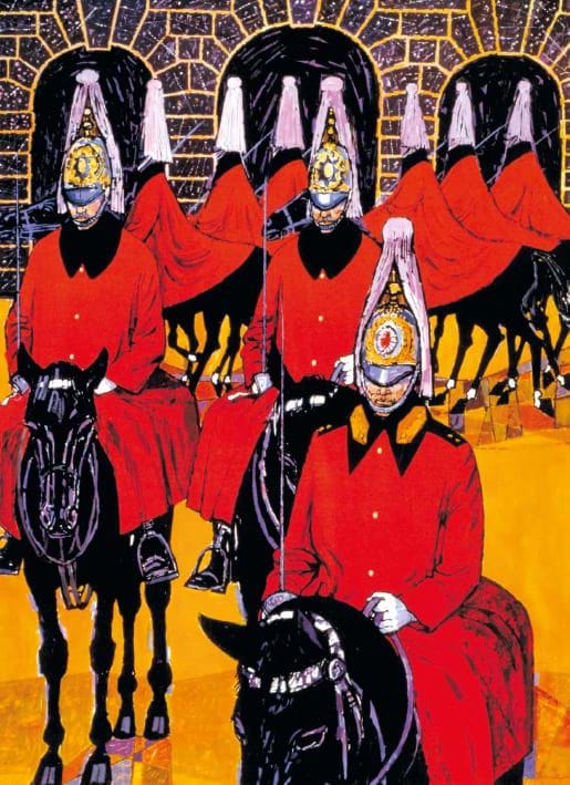 The Horse Guards Greeting Card