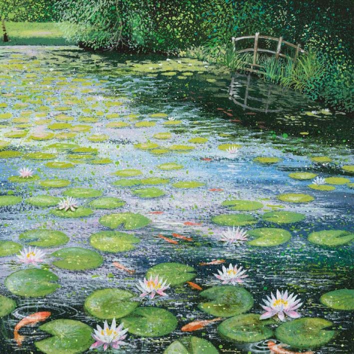 Waterlilies Greetings Card