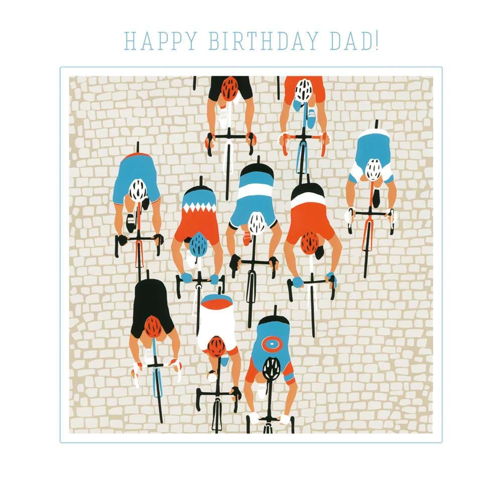 Paris-Roubais Dad Birthday Card
