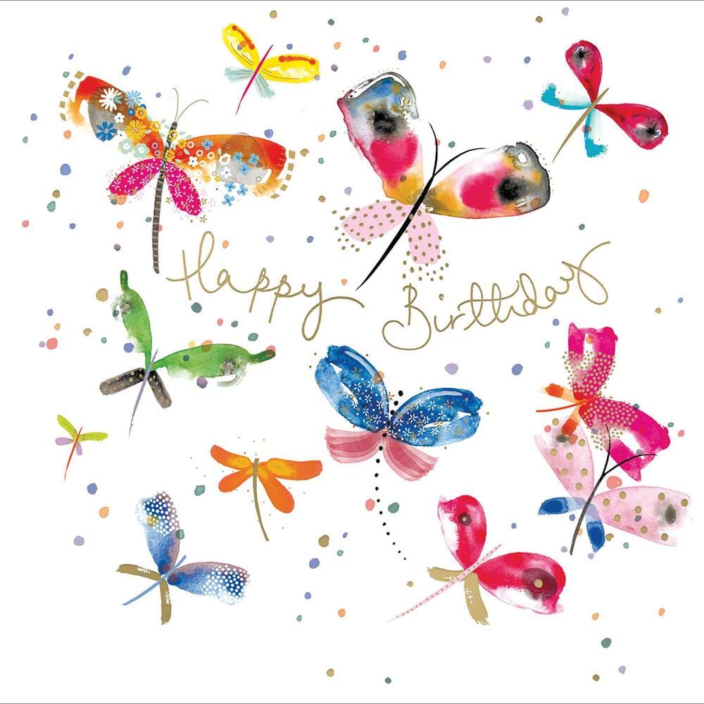 Butterflies Birthday Card