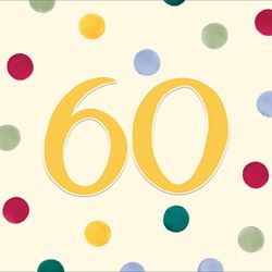 Dots 60th Birthday Card