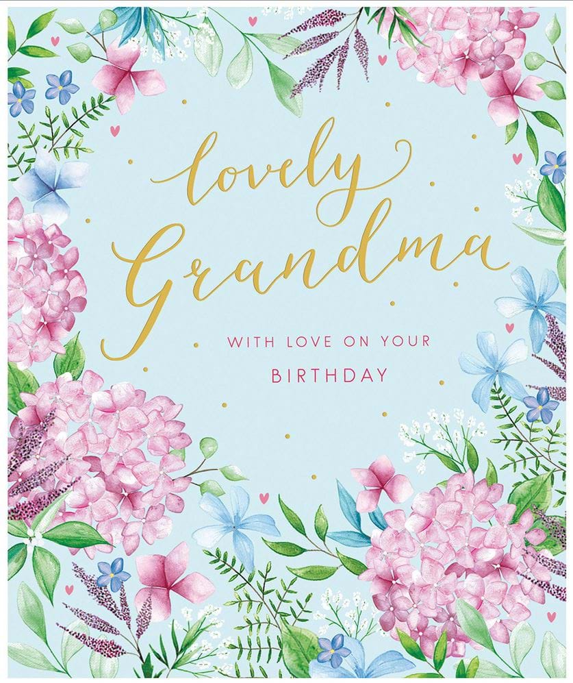 Lovely Grandma Birthday Card