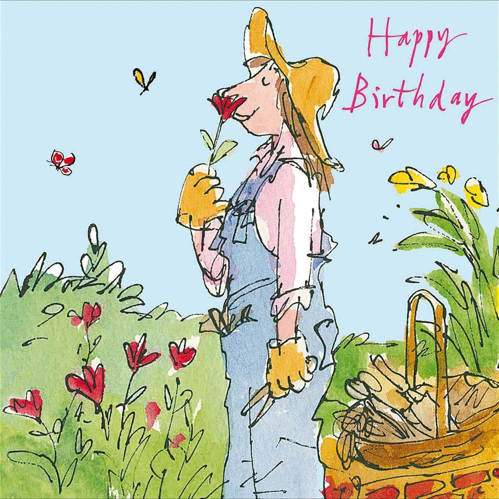 The Gardener Birthday Card