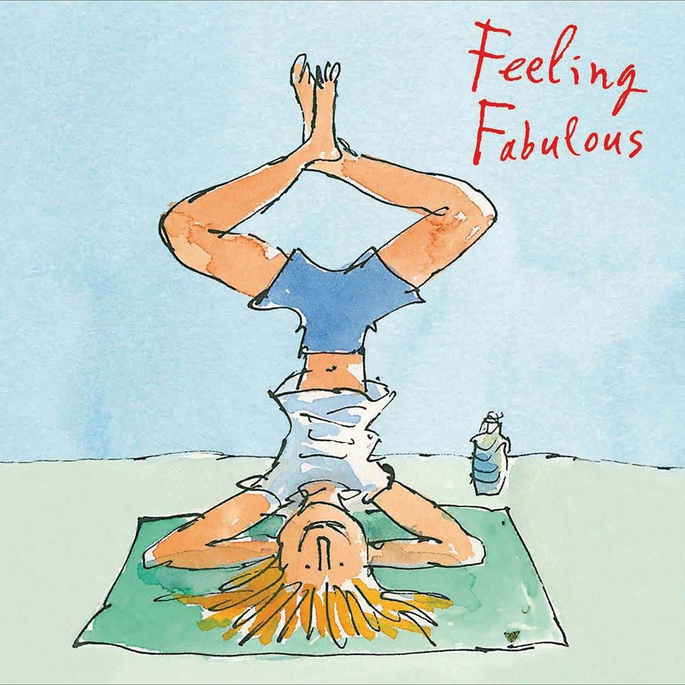 Yoga Pose Birthday Card