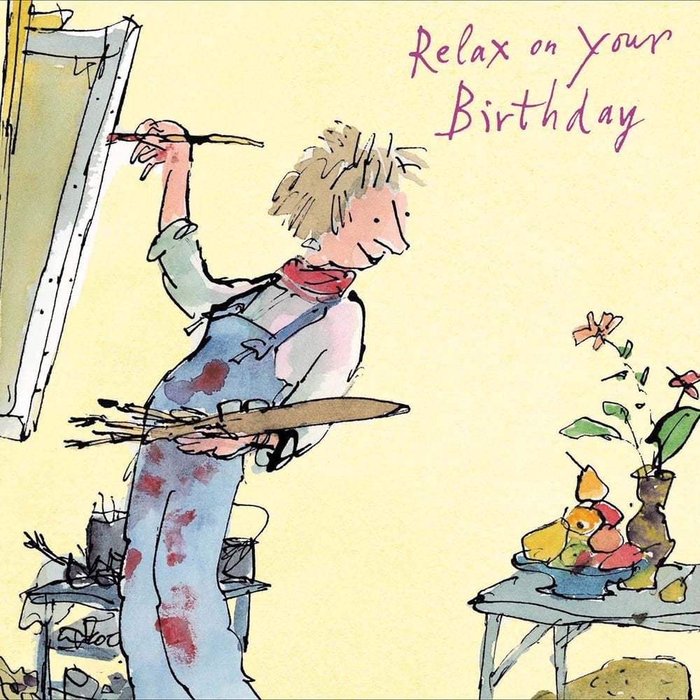 The Painter Birthday Card