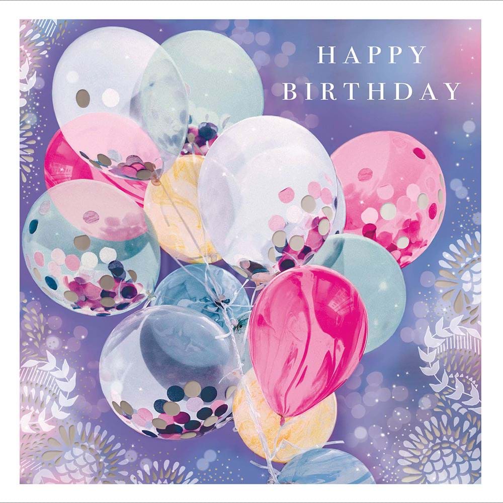Balloon Bunch Birthday Card