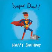 Superdad Dad Birthday Card
