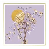 Swallows Thinking of You Card