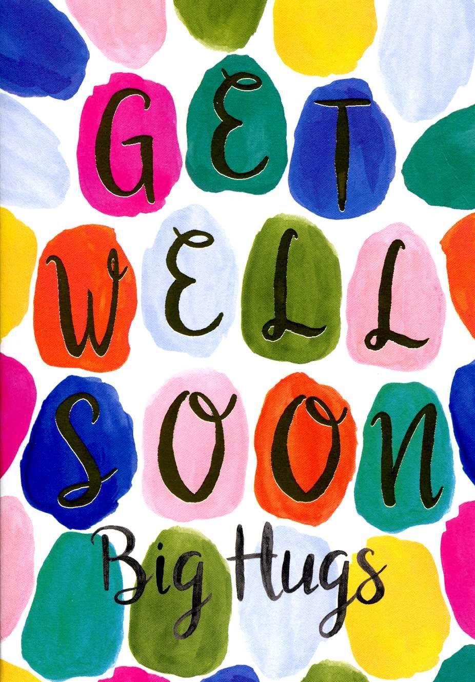 Big hugs Get Well Soon Card