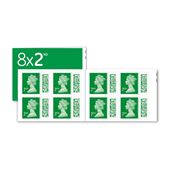 8 x 2nd Class Royal Mail Barcoded Stamp Book