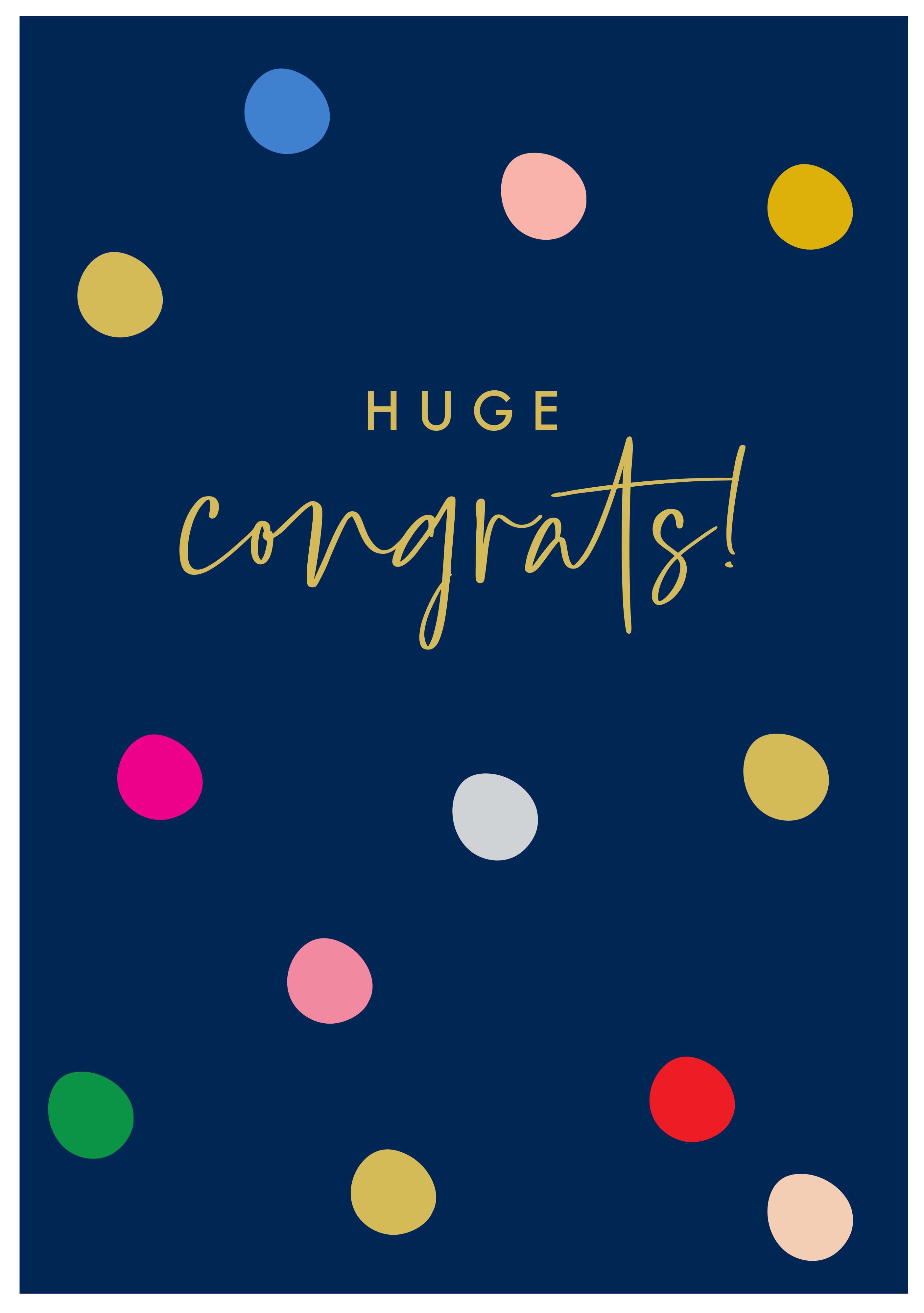 Dots Congratulations Card
