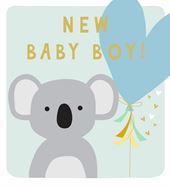 Koala New Baby Boy Card