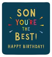 You're the Best Son Birthday Card
