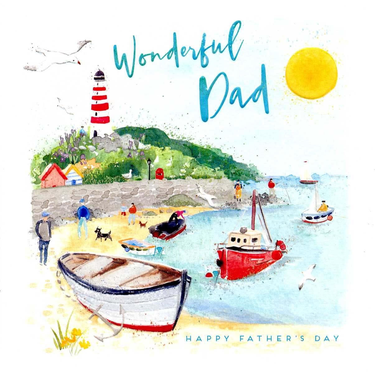 Seaside Cove Father's Day Card