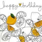 Lemons Birthday Card