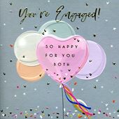 So Happy For You Both Engagement Card