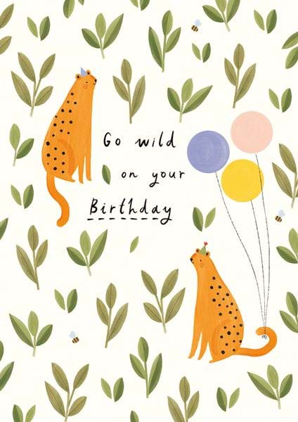 Go Wild Birthday Card