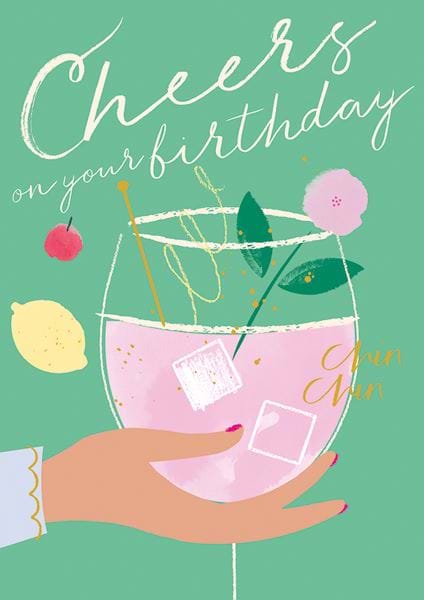 Chin Chin Birthday Card