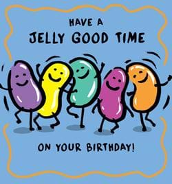 Jelly Good Time Birthday Card