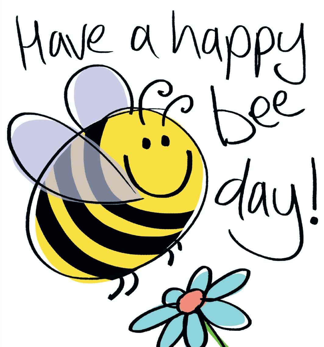 Happy Bee Day Birthday Card