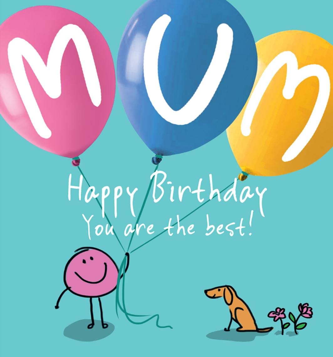 You Are The Best Mum Birthday Card