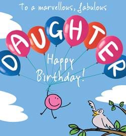 Marvellous Daughter Birthday Card