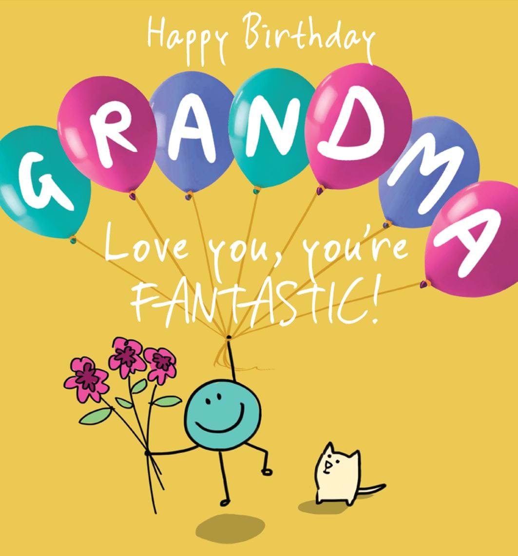 You're Fantastic Grandma Birthday Card