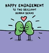 Brilliant Human Beans Engagement Card