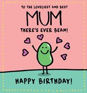 Loveliest and Best Mum Birthday Card