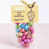 Foiled Chocolate Eggs by Laura's Confectionery