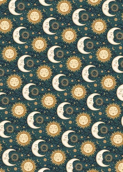 Sun and Moon Wrapping Paper