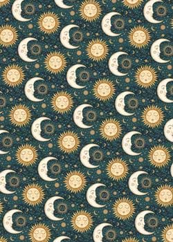 Sun and Moon Wrapping Paper