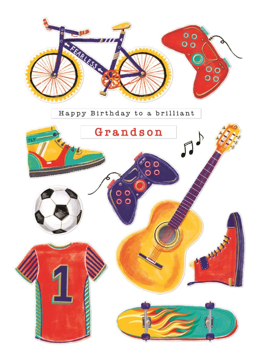 Games Grandson Birthday Card