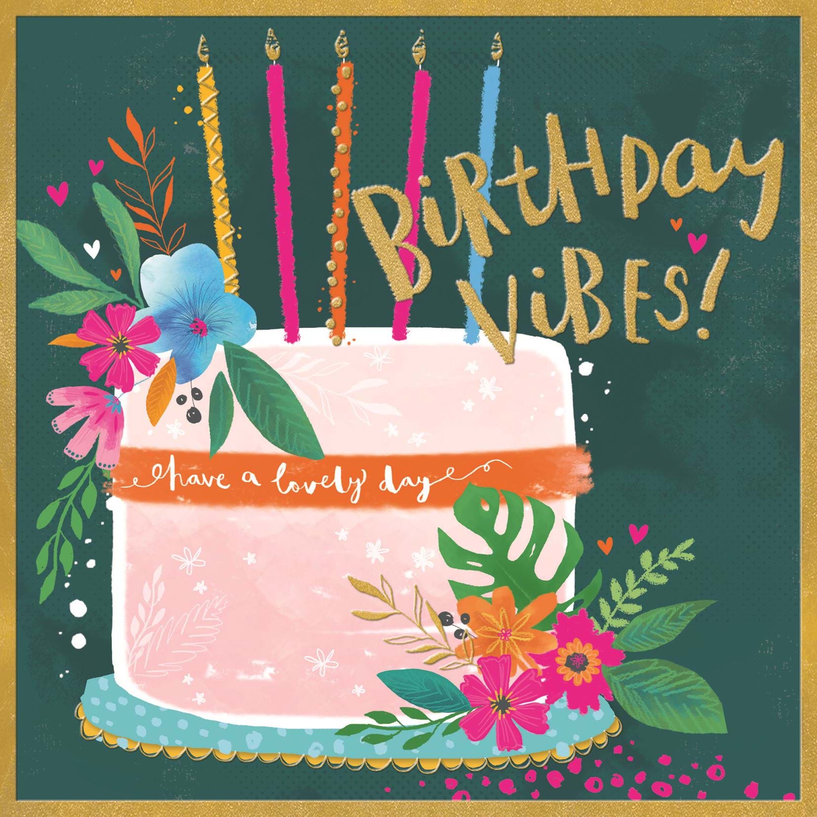Birthday Vibes Birthday Card