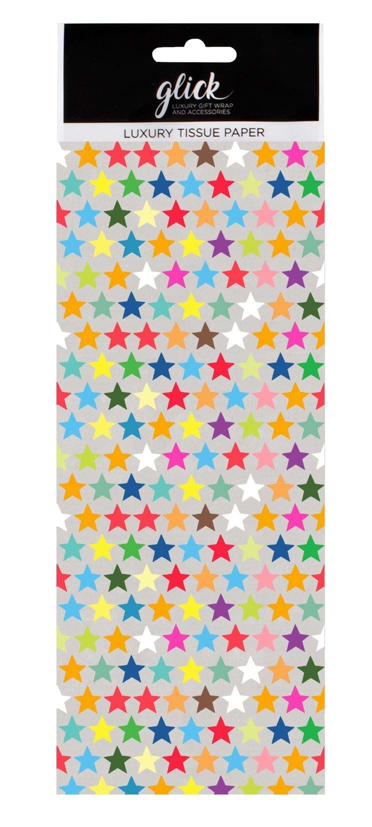 Colourful Stars Tissue Paper 4 Sheets