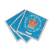 Royal Union Jack Recyclable Paper Napkins - 20 Pack