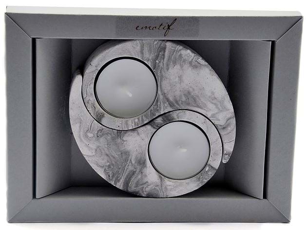 Ying and Yang Aphrodite Tea Light Holders